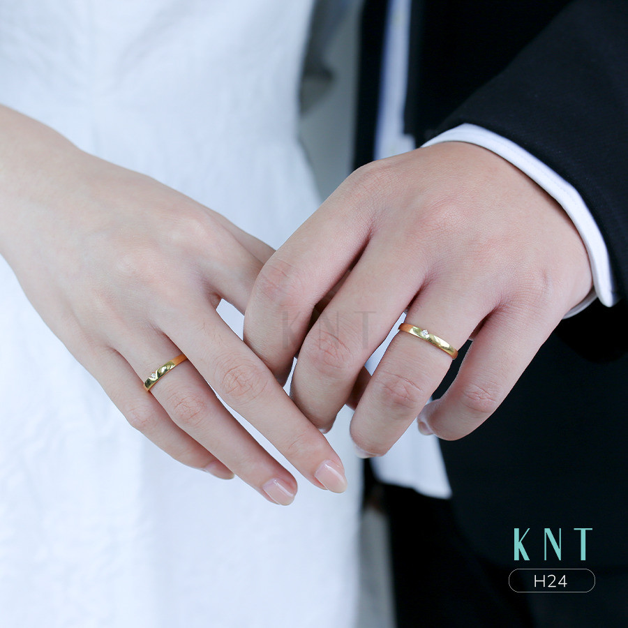 Nhẫn cưới H24 phù hợp với đa dạng phong cách