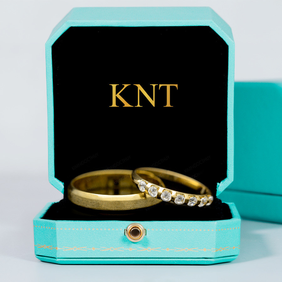 Nhẫn cưới S112 nhẫn nữ đính hàng đá nổi bật