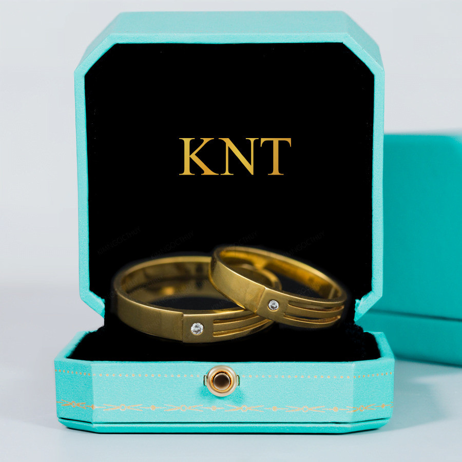 Nhẫn cưới A69 phù hợp với các cặp đôi yêu thích sự cá tính và thoải mái