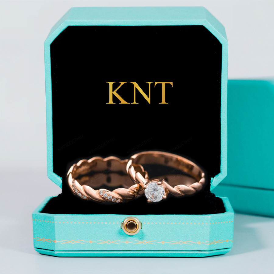 Nhẫn cưới S85 khắc tên miễn phí