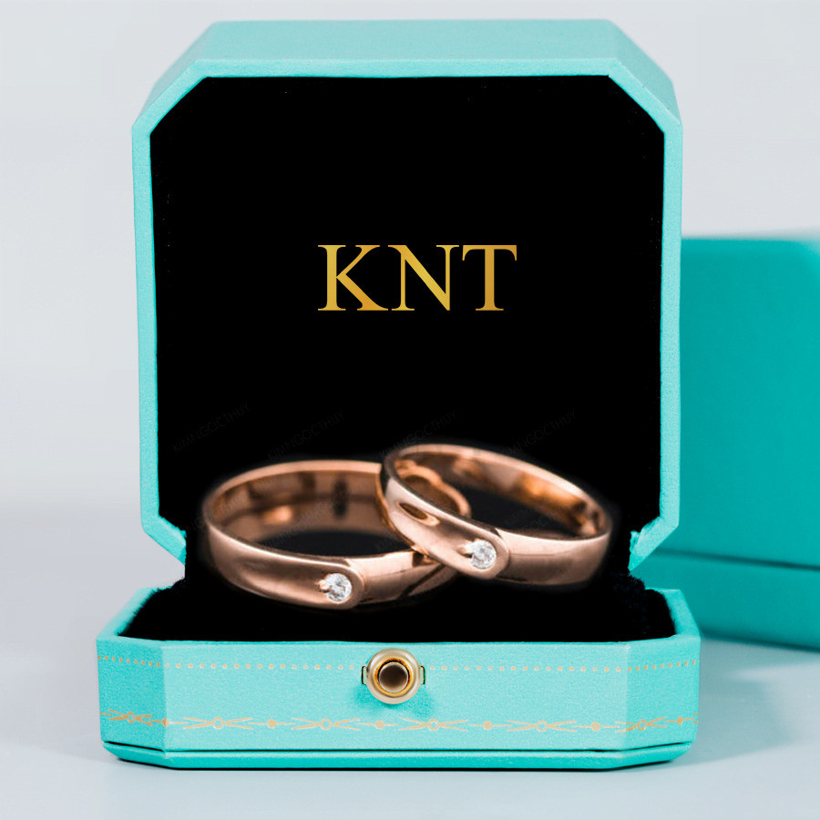 Nhẫn cưới S60 khắc tên miễn phí