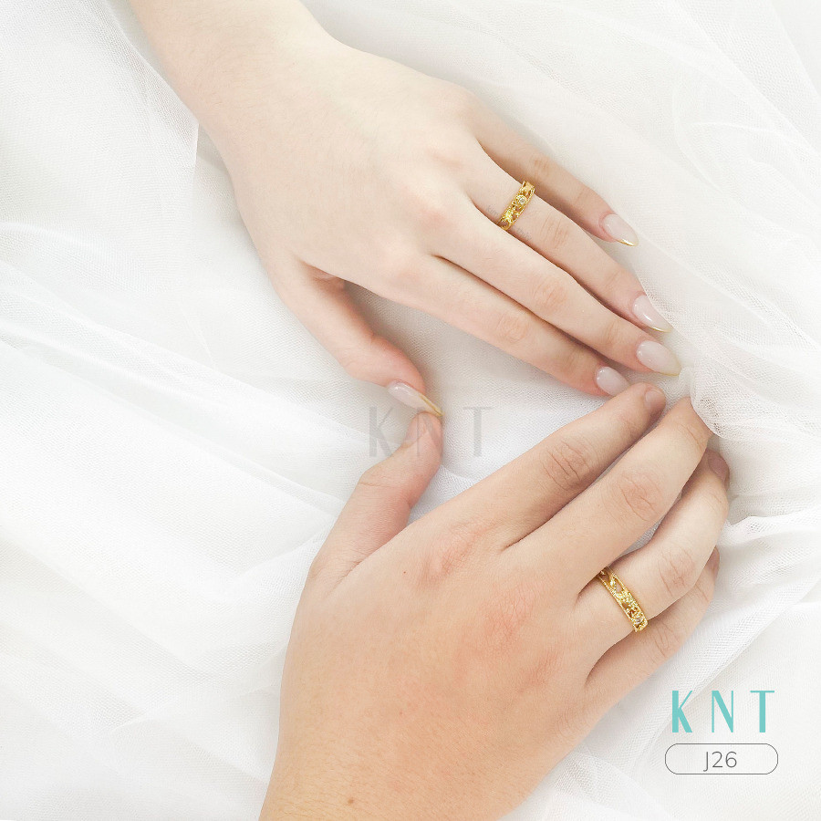 Nhẫn cưới rồng phụng J26 là minh chứng cho tình yêu của cặp đôi