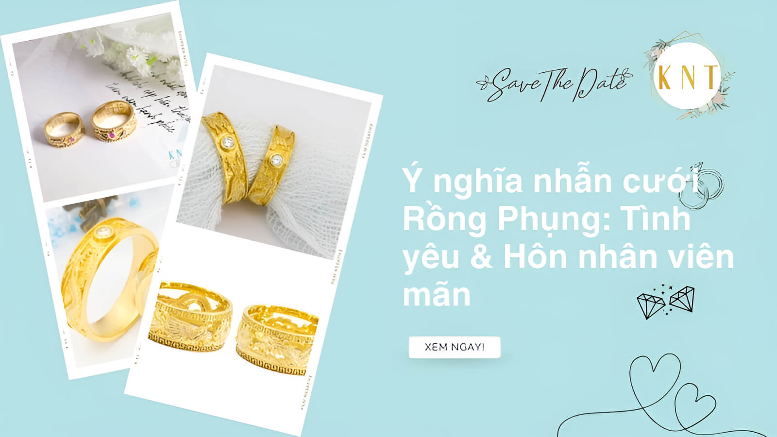 Ý nghĩa nhẫn cưới Rồng Phụng: Tình yêu & Hôn nhân viên mãn