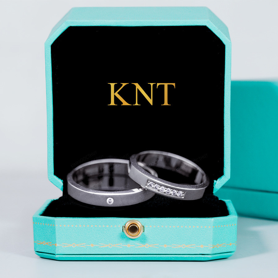 Nhẫn cưới S127 nhẫn nữ đính hàng đá nhỏ lấp lánh