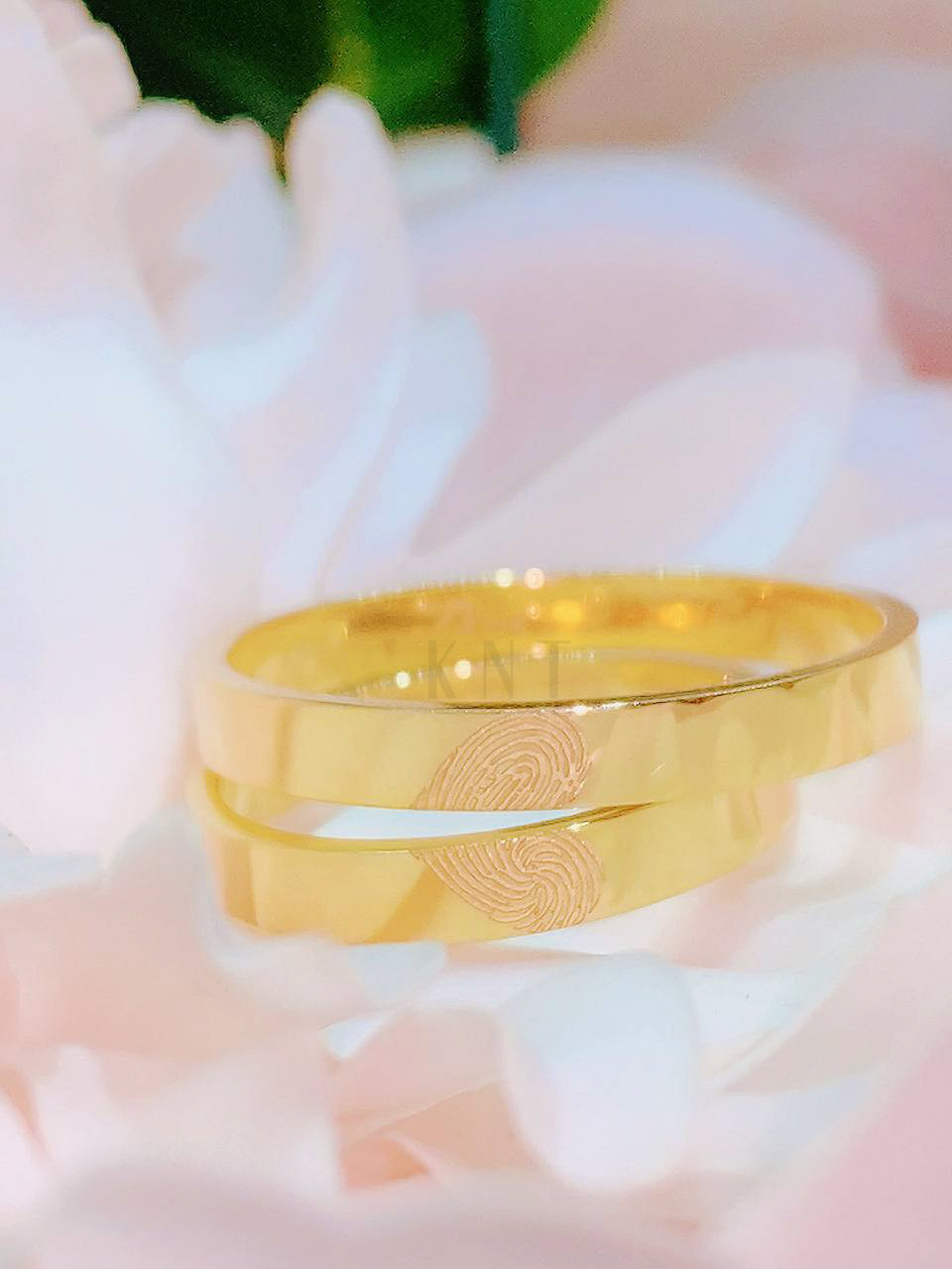 Nhẫn cưới vân tay T5-3L mang lại nhiều ý nghĩa trọng đại cho cặp đôi