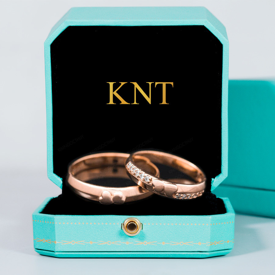 Nhẫn cưới S26 khắc tên miễn phí