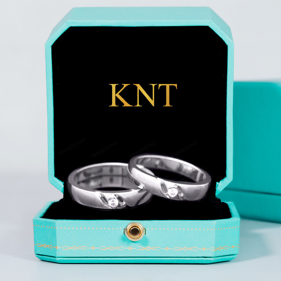 Nhẫn cưới E602 mang phong cách cổ điển và hiện đại