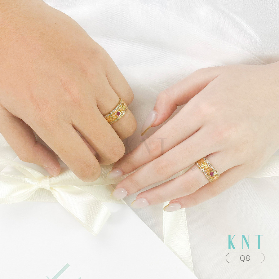 Nhẫn cưới rồng phụng Q8 phù hợp với đa dạng phong cách
