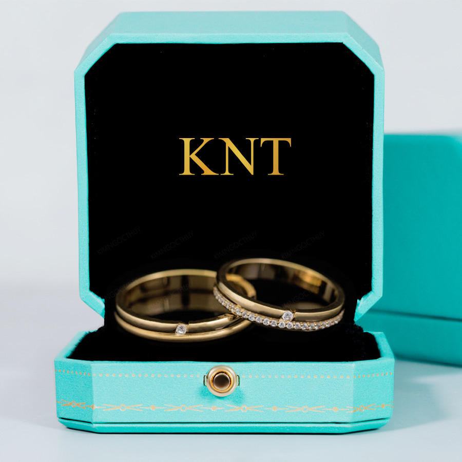 Nhẫn cưới S145 nhẫn nữ đính hàng đá nhỏ lấp lánh