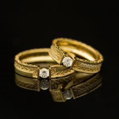 Nhẫn cưới J83 vàng knt 245x245 - Nhẫn Cưới J83