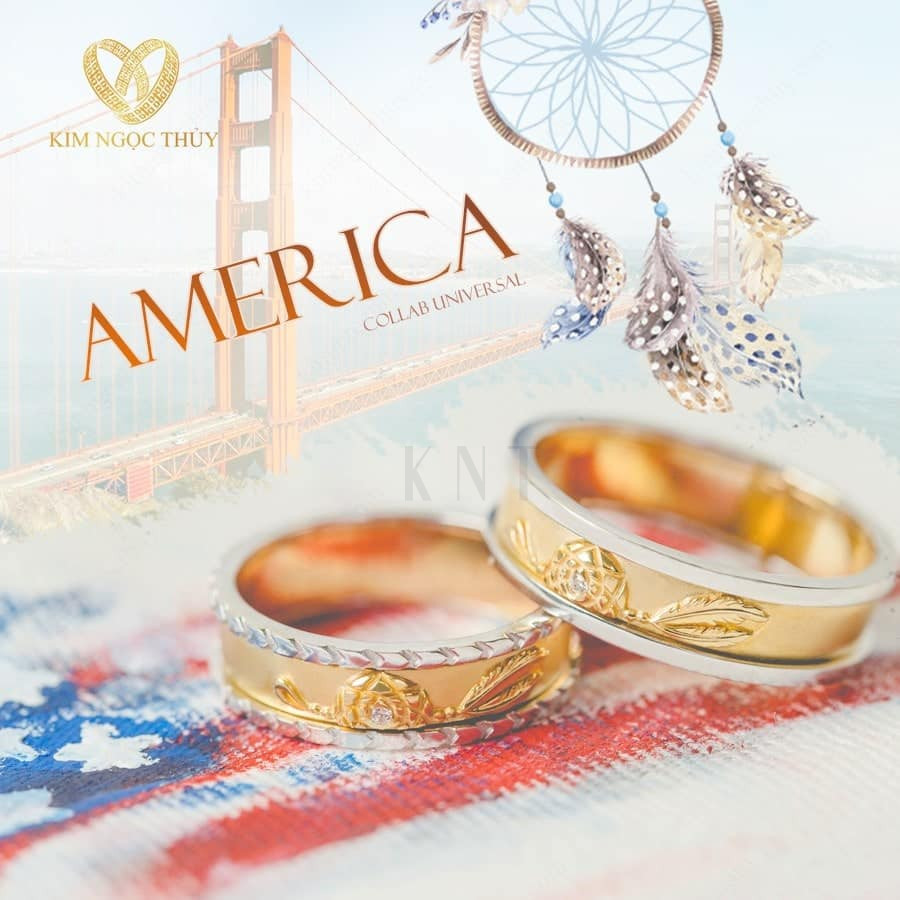 Nhẫn cưới CL31: Lấy cảm hứng Dreamcatcher, xoay 360 độ