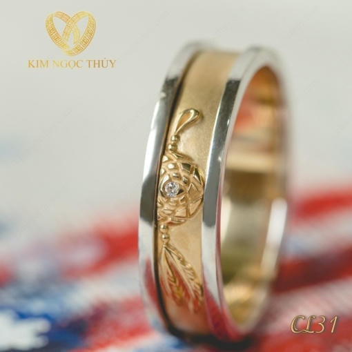 Nhẫn cưới CL31 Dreamcatcher độc đáo tại Kim Ngọc Thủy. Thiết kế tinh xảo