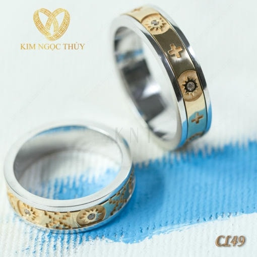 nhẫn cưới CL49 mang đến vẻ đẹp vừa cổ điển vừa hiện đại