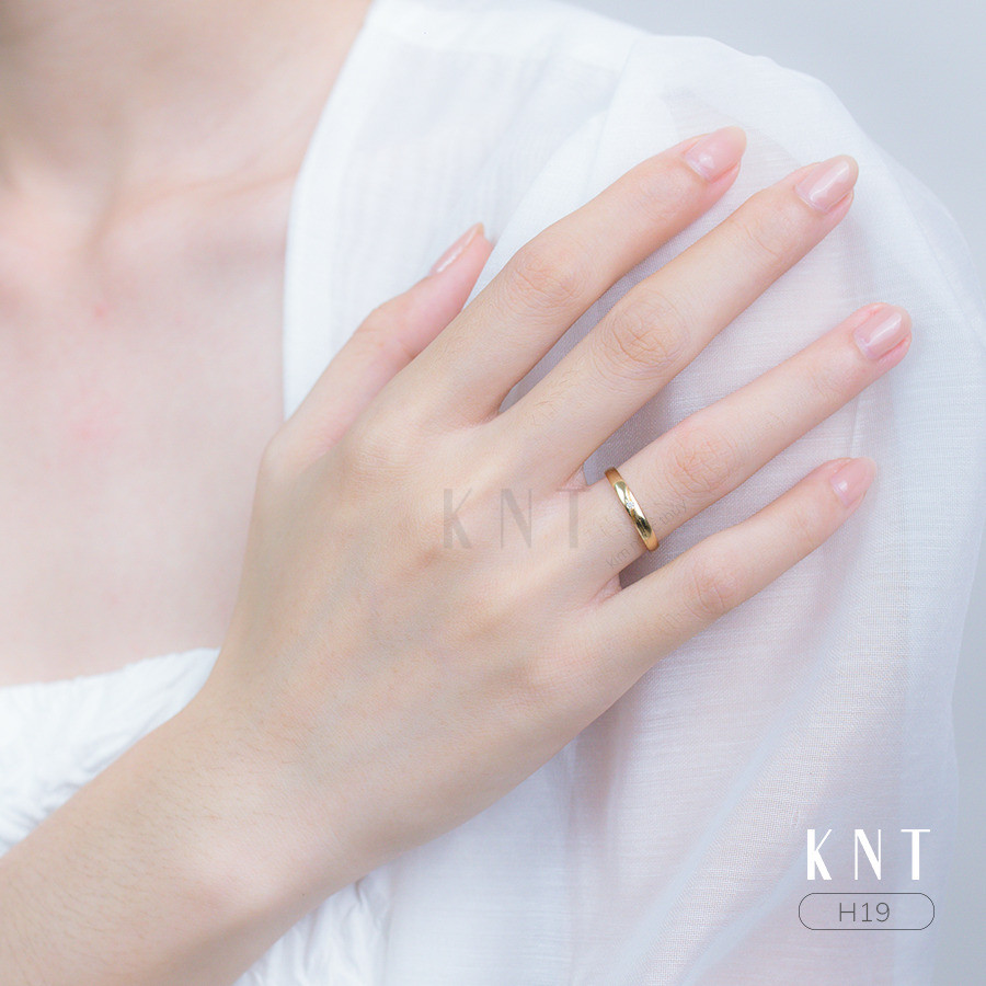 Nhẫn cưới H19 phù hợp với đa dạng phong cách