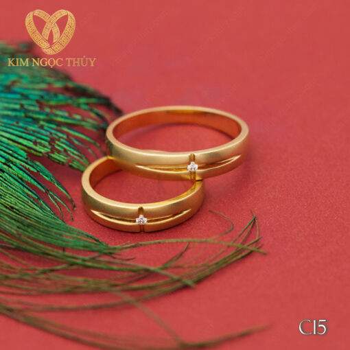 Nhẫn cưới C15 có thiết kế sang trọng