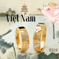 Nhẫn Cưới Collab Vietnam map – E828