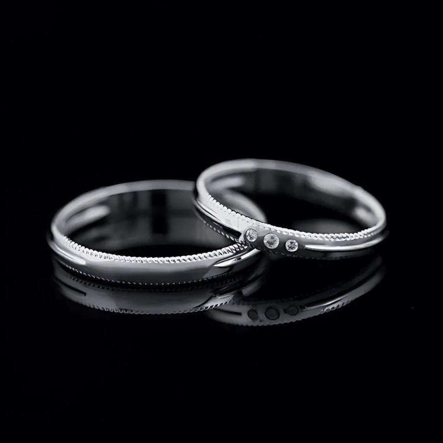 Nhẫn cặp vàng CV9 tạo cảm giác thoải mái khi đeo