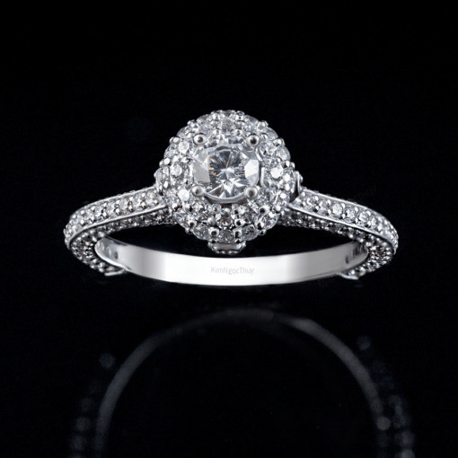 Nhẫn đính hôn R304 thiết kế tinh tế và sang trọng