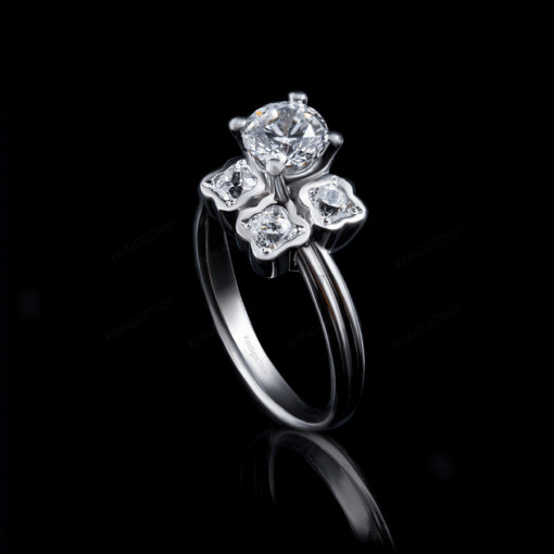 Nhẫn đính hôn R309 thiết kế thanh lịch và quý phái