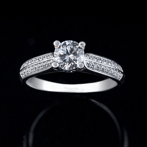 Nhẫn đính hôn R310 thiết kế sang trọng và hiện đại