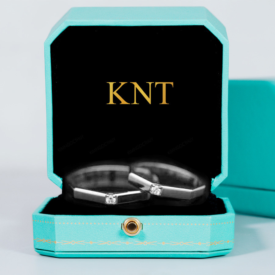 Nhẫn cưới H75 khắc tên hoặc ngày cưới miễn phí