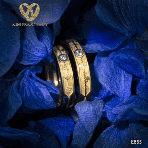 Nhẫn cưới Harmony A E865 mang lại nhiều may mắn cho cặp đôi