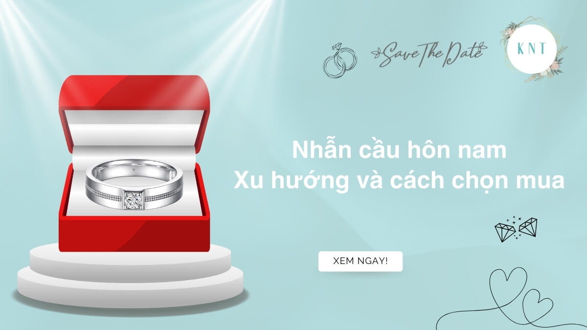 Nhẫn đính hôn cho nam