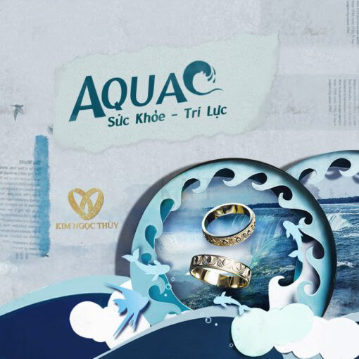 Nhẫn cưới Harmony E Aqua HA3 + HAR3 biểu tượng của sức mạnh