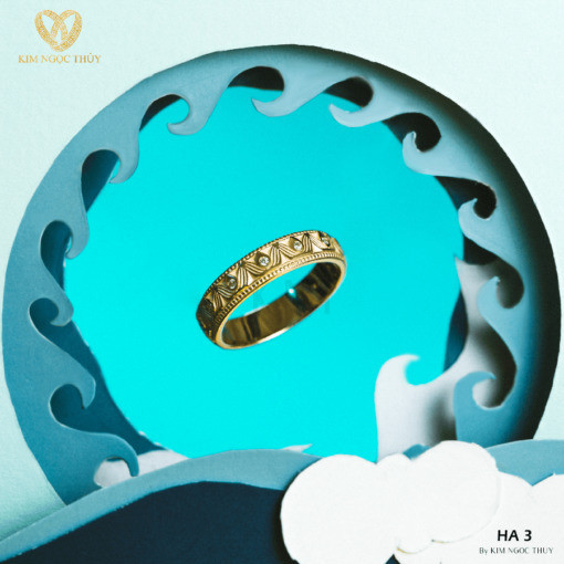 Nhẫn cưới Harmony E Aqua HA3 + HAR3 thiết kế đẳng cấp và sang trọng