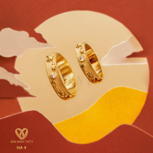 Nhẫn cưới Harmony E Flame HA4 + HAR4 mang lại nhiều ý nghĩa cho cặp đôi