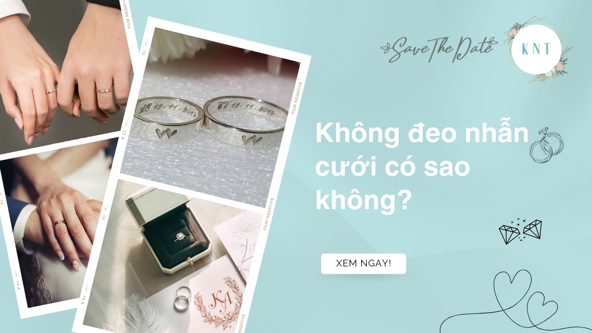 Không đeo nhẫn cưới có sao không? Tình yêu hay hình thức?