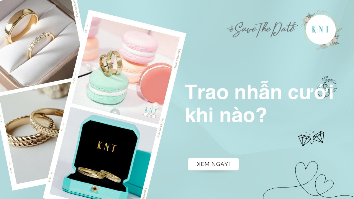 Trao nhẫn cưới khi nào