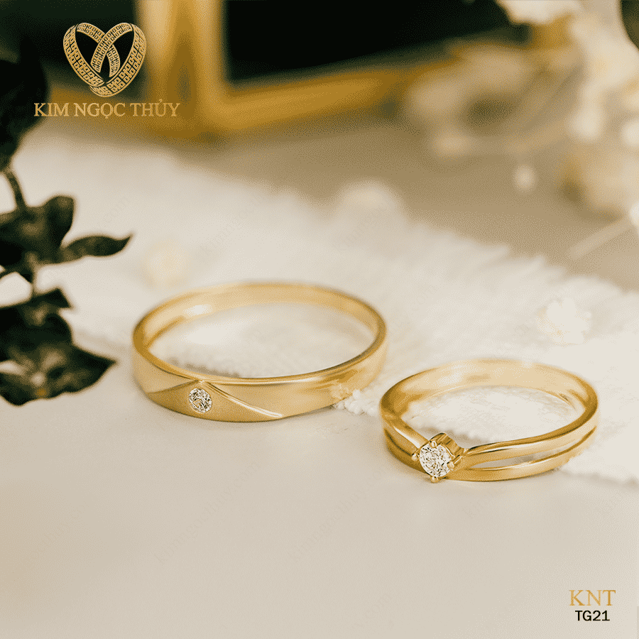 Giá cặp nhẫn cưới vàng 18k