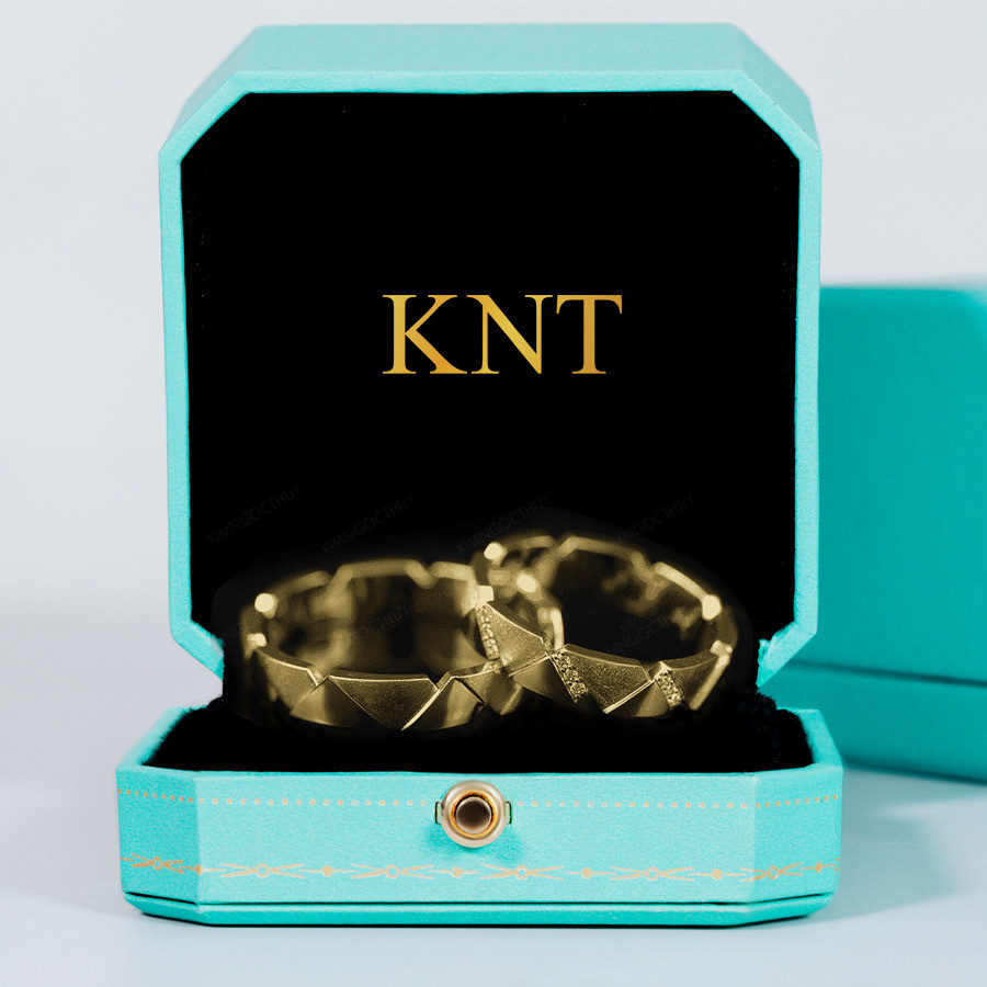 Nhẫn cưới H78 bản nhẫn lớn cá tính