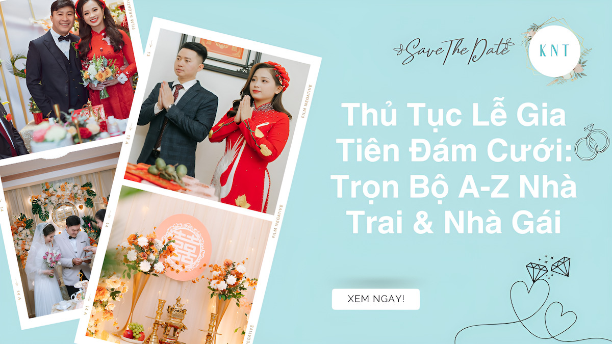 Thủ tục lễ gia tiên đám cưới