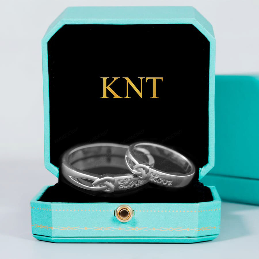 Nhẫn cưới C40 tượng trưng cho sự kết nối giữa cặp đôi