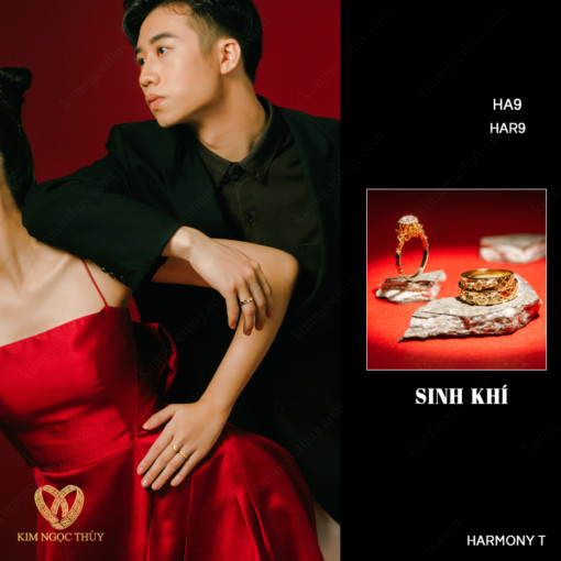 Nhẫn cưới Sinh Khí: Thiết kế ý nghĩa và chất liệu cao cấp