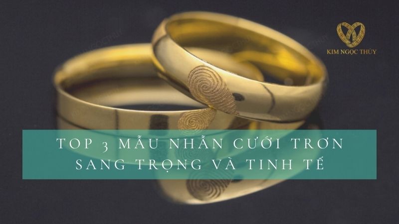 nhẫn cưới trơn