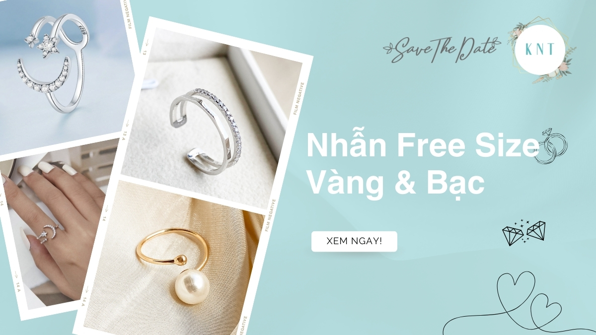 Nhẫn Free Size Vàng Bạc: Tiện Lợi và Thời Trang