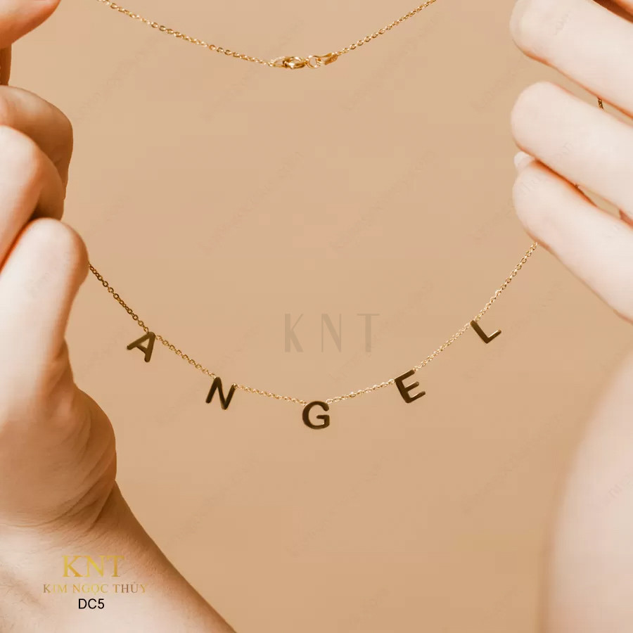 Dây chuyền Just For U DC5: Thiết kế theo tên, chất liệu cao cấp
