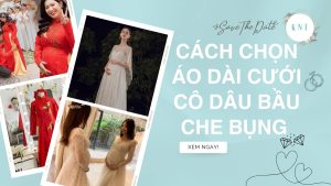 Áo dài cưới cho cô dâu bầu