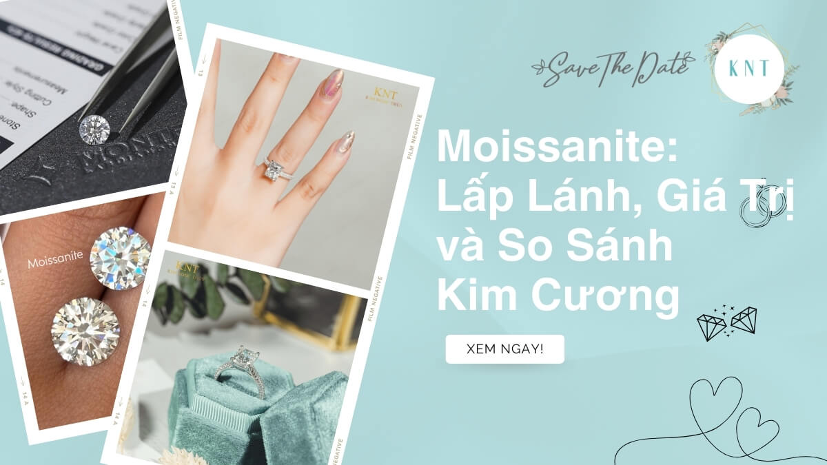 Moissanite: Lấp Lánh, Giá Trị và So Sánh Kim Cương