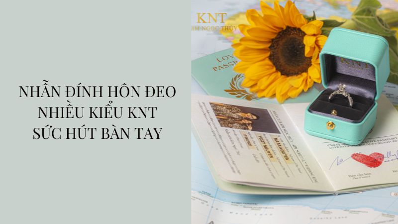 nhẫn đính hôn đeo nhiều kiểu