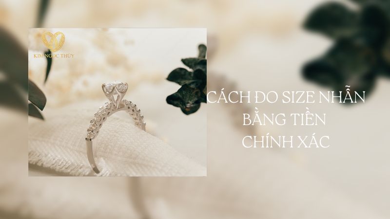 đo size nhẫn bằng tiền
