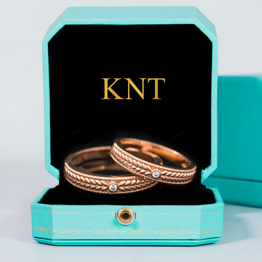 Nhẫn cưới F201 thiết kế sang trọng và thanh lịch