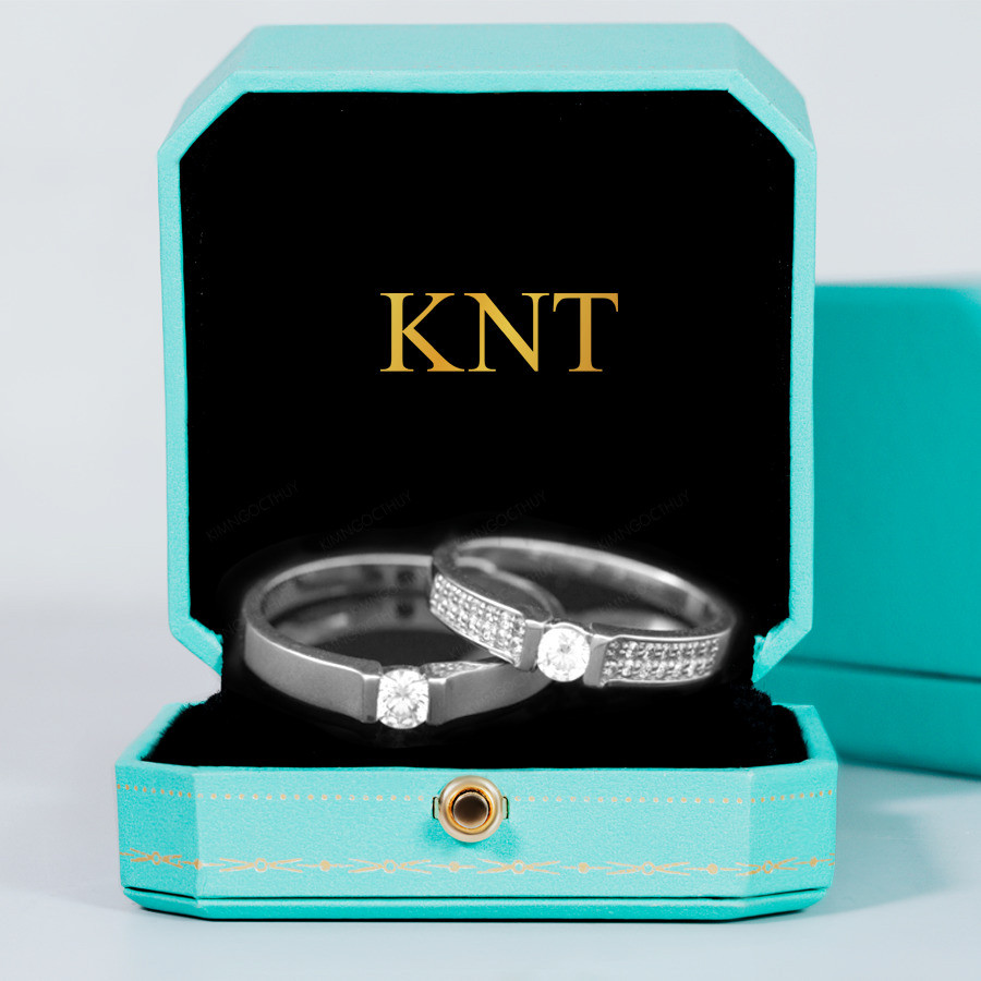 Nhẫn cưới SM nhẫn nam mặt phẳng tối giản