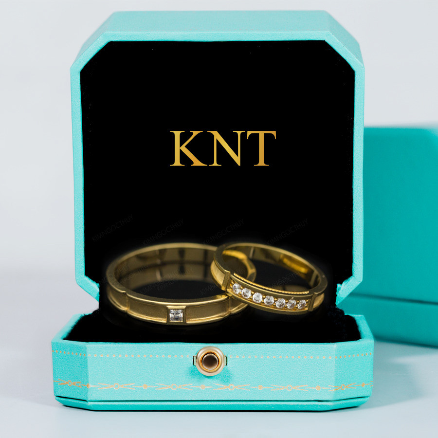 Nhẫn cưới E610 màu vàng vàng