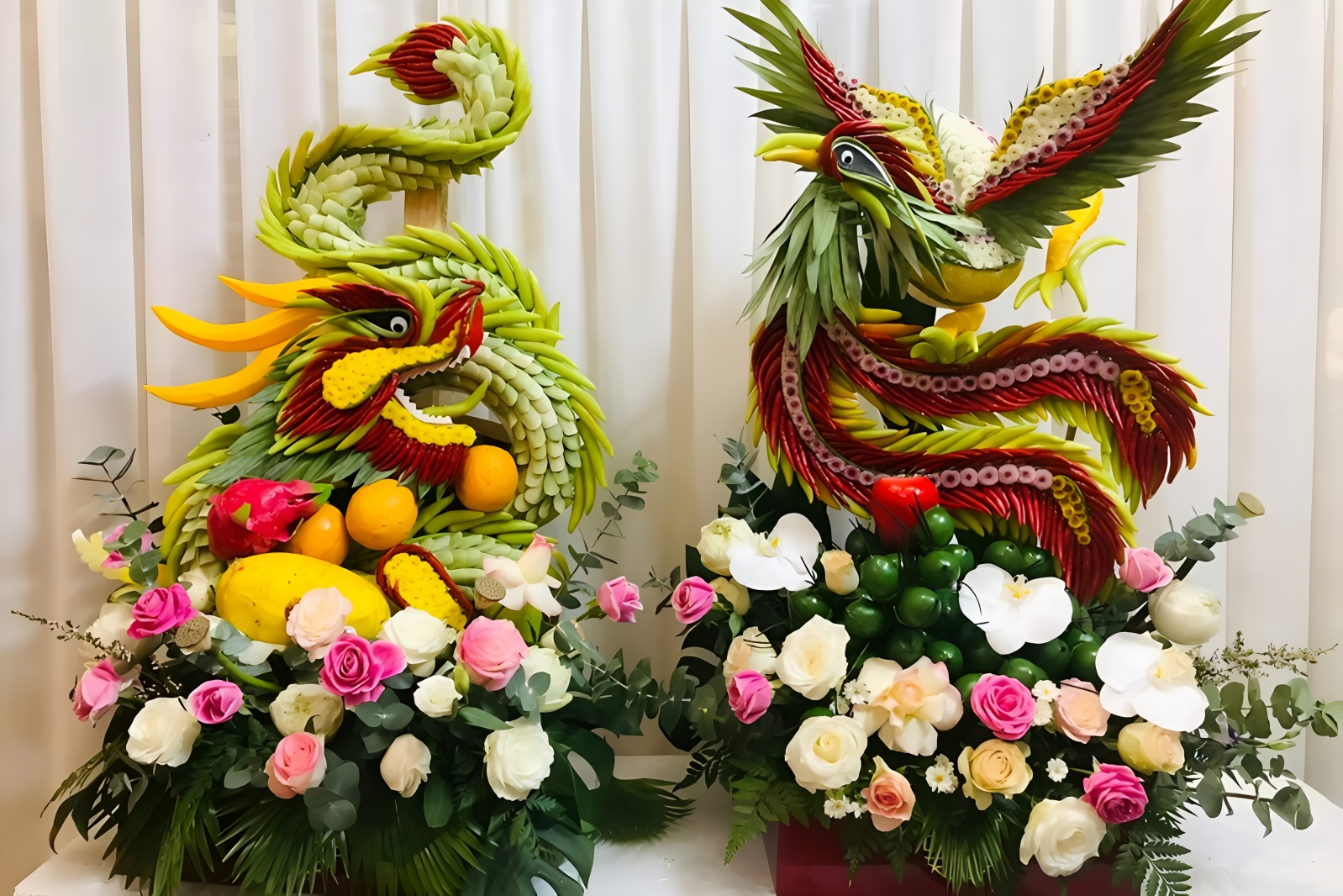 Vị trí trang trọng mâm trầu cau lễ ăn hỏi.