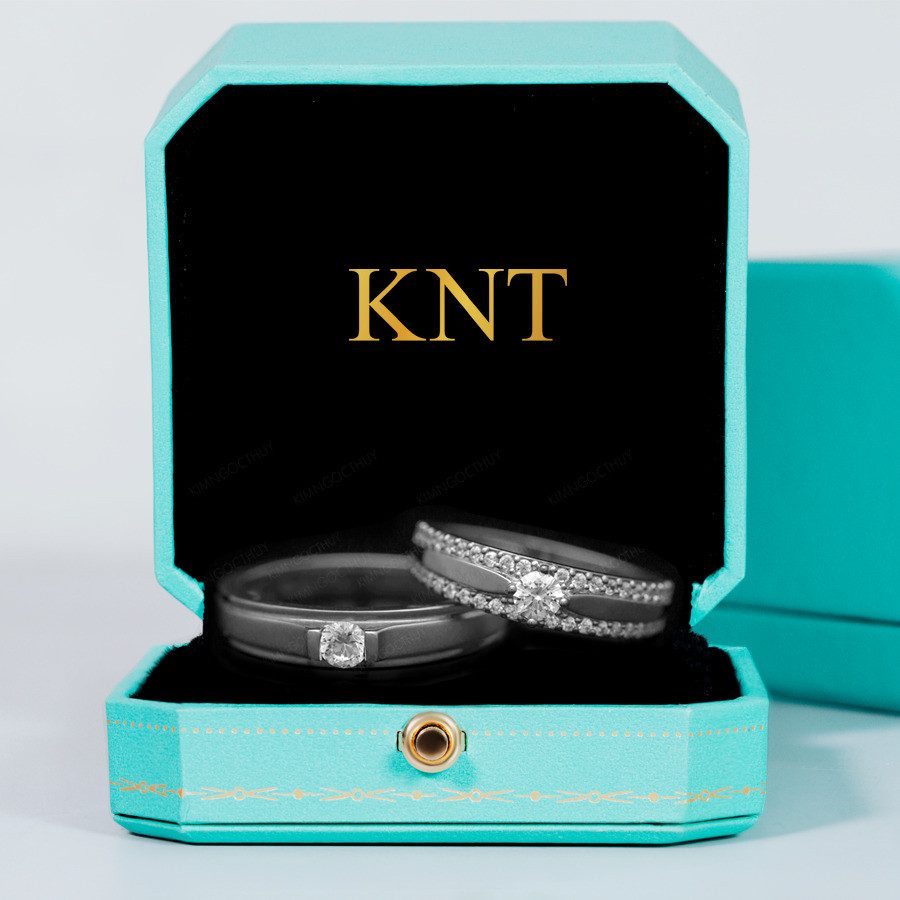 Nhẫn cưới J74 bản nhẫn lớn mạnh mẽ và sang trọng