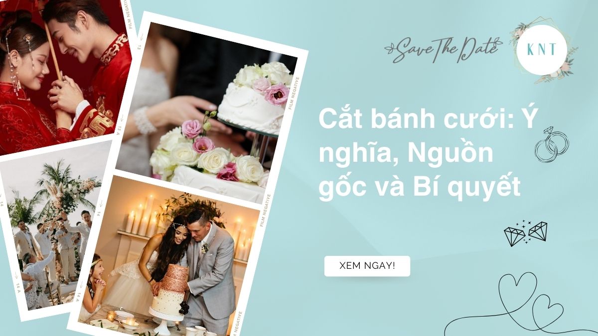 Cắt bánh cưới: Ý nghĩa, Nguồn gốc và Bí quyết